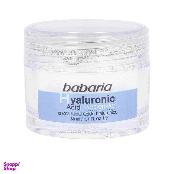کرم آبرسان باباریا مدل Hyaluronic حجم 50 میلی لیتر