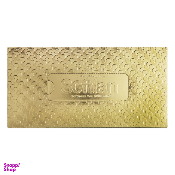 دستمال کاغذی 300 برگ سافتلن سری طلایی