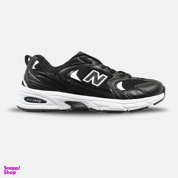 کفش کتانی زنانه و مردانه مدل NEW BALANCE 530 مدل 4124 رنگ مشکی سفید