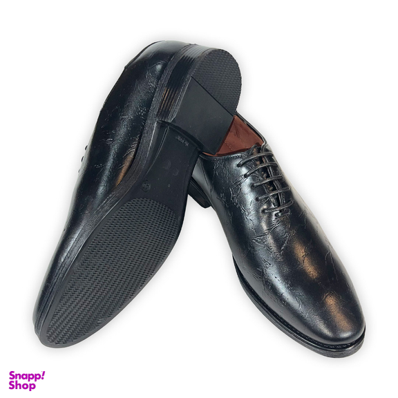 کفش چرم کلاسیک مردانه کد 3110 رنگ مشکی