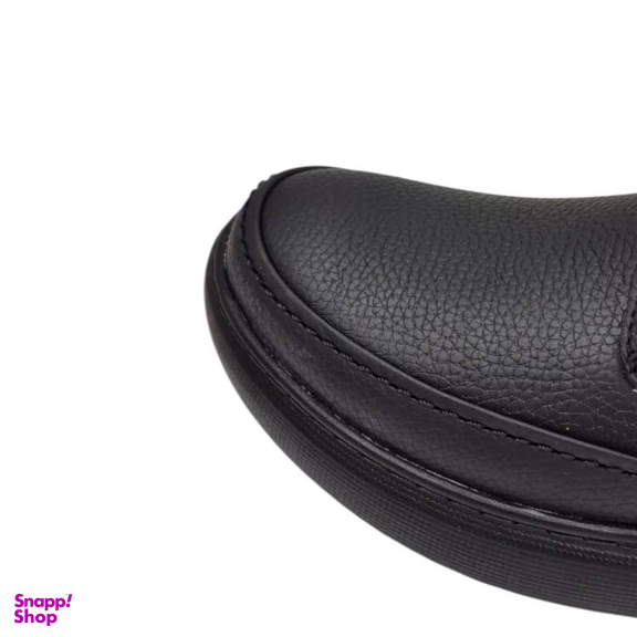 کفش طبی مردانه چرم ریباری مدل C1 رنگ مشکی