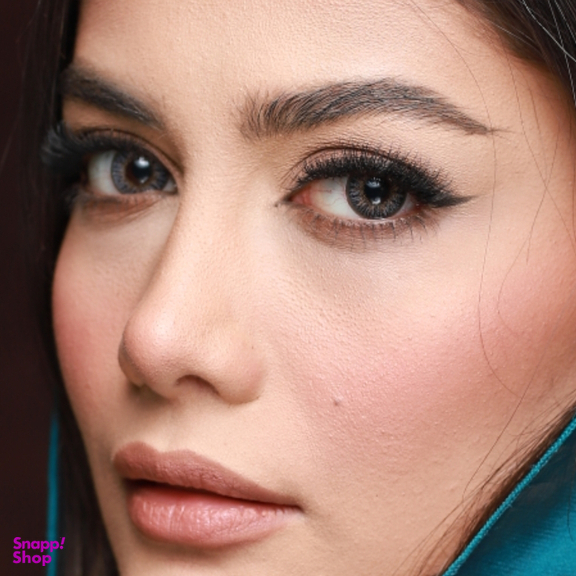 لنز فصلی بیوتی کد Faa310 شماره 14 رنگ خاکستری عسلی تیره دور دار