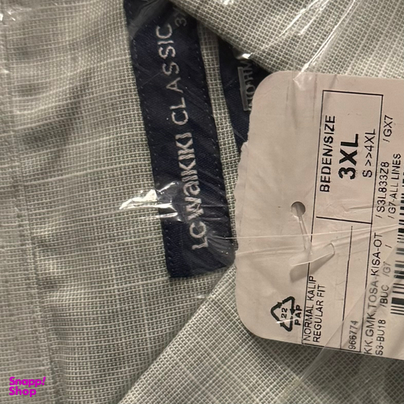 پیراهن آستین کوتاه مردانه ال سی وایکیکی مدل Tork8643