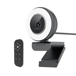 وب کم مدل 2K HDR 60fps Remote Control Ring Light