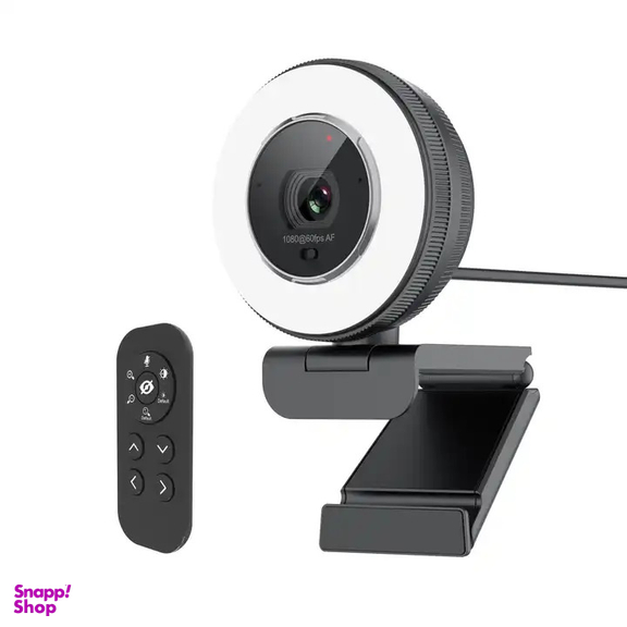 وب کم مدل 2K HDR 60fps Remote Control Ring Light