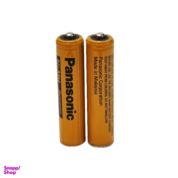باتری نیم قلمی قابل شارژ تلفن بی سیم پاناسونیک مدل Ni-MH/HHR-55AAAB بسته 2 عددی