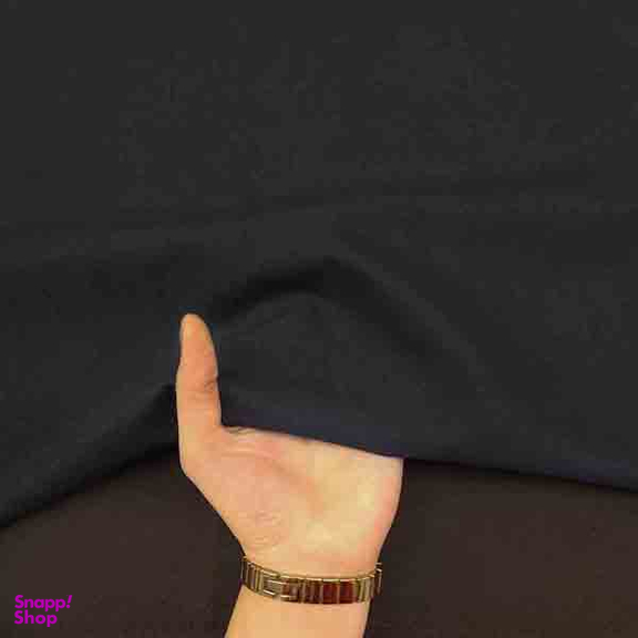 پارچه نخی مدل کودری کد 02 رنگ مشکی