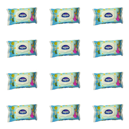 دستمال مرطوب کودک آدونیس مدل new دوازده بسته 120 عددی