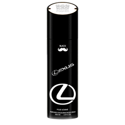 اسپری بدن مردانه رودیر مدل LEXUS BLACK حجم 200 میلی‌لیتر