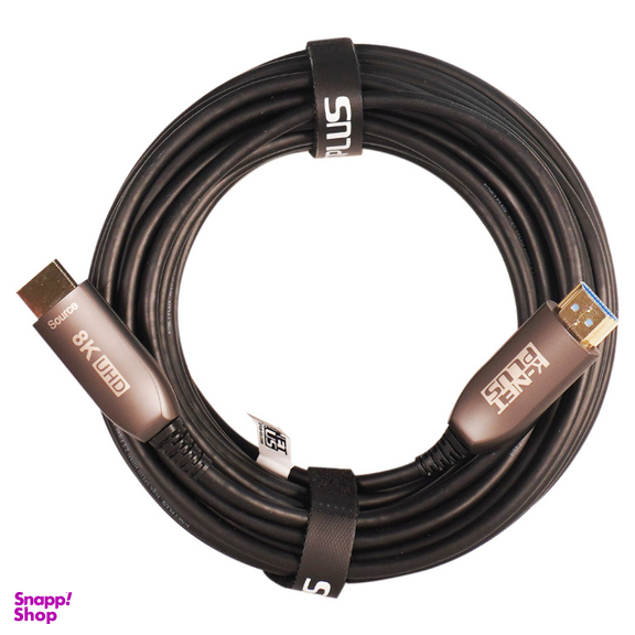 کابل 2.1 HDMI فیبر نوری کی نت پلاس مدل KP-A166 طول 100 متر