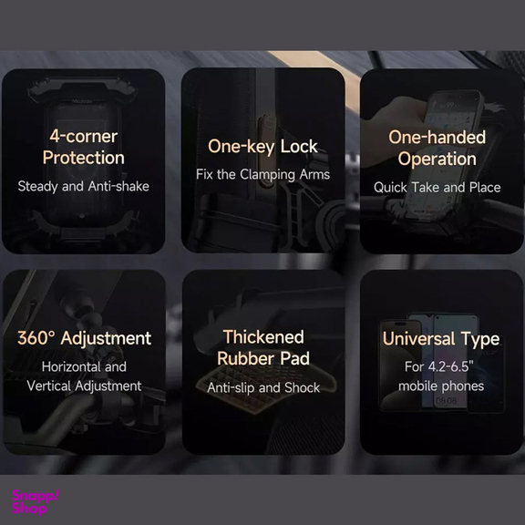 پایه نگهدارنده گوشی موبایل مک دودو مدل Basalt