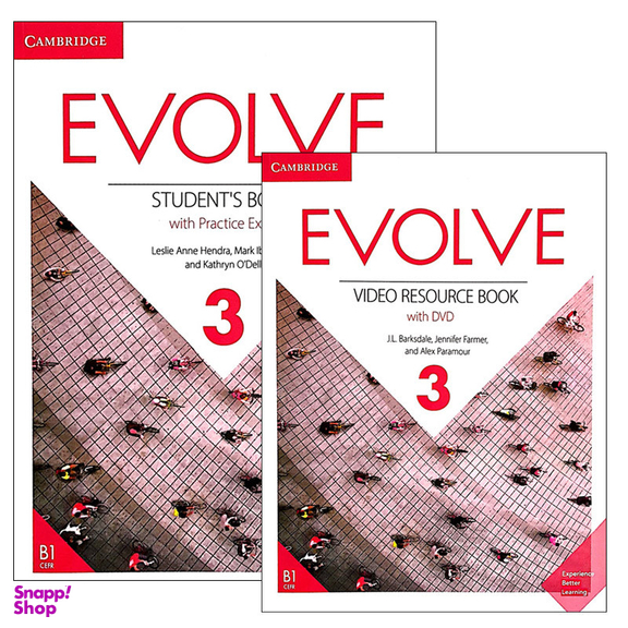کتاب EVOLVE 3 اثر جمعی از نویسندگان انتشارات آرماندیس مجموعه 2 جلدی به همراه سی دی