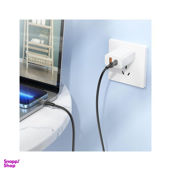 کابل تبدیل USB-C به لایتنینگ بروفون مدل BU37 20W طول 1.2 متر