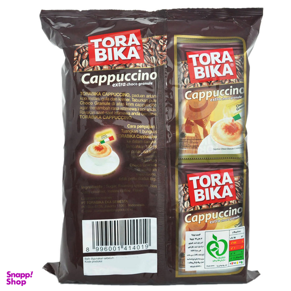 کاپوچینو تورابیکا وزن 500 گرم بسته 20 عددی