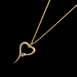 گردنبند طلا 18 عیار زنانه جواهری سون کد 2499