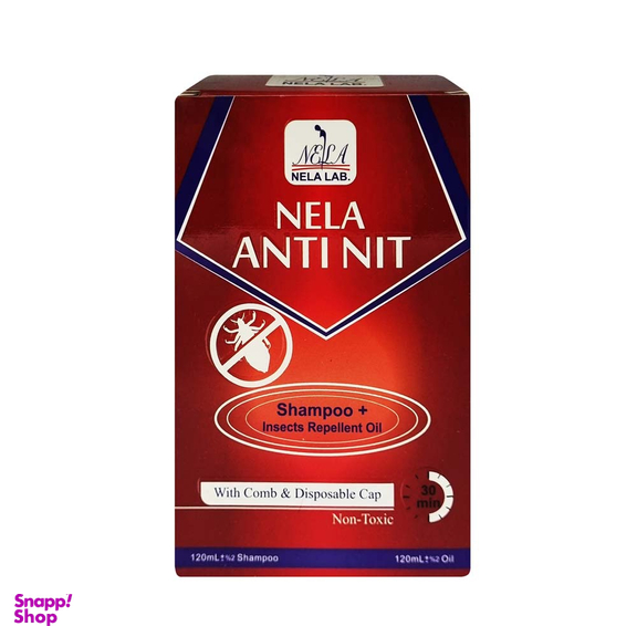 شامپو و روغن ضد شپش مدل آنتی نیت نلا حجم 120 میلی لیتر