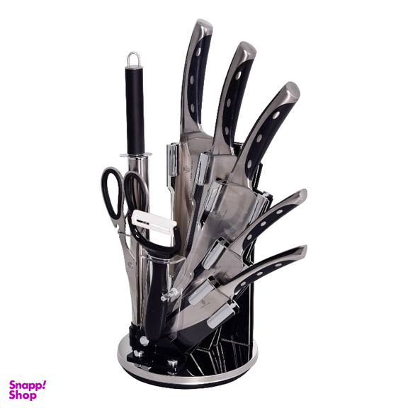 سرویس چاقو آشپزخانه 9 پارچه سیسیلی کد 301492