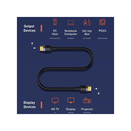 کابل HDMI باسیوس مدل CADKLF-G01 طول 3 متر