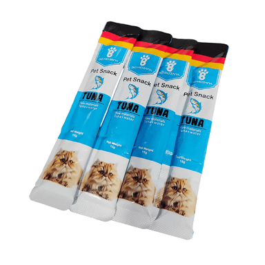 بستنی گربه بایو موزارا طعم ماهی تن بسته ۴ عددی