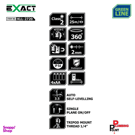 تراز لیزری کنزاکس مدل EXACT-2720