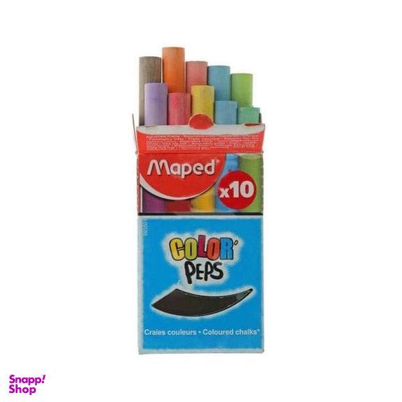 گچ رنگی مپد مدل Color Peps بسته ۱۰ عددی
