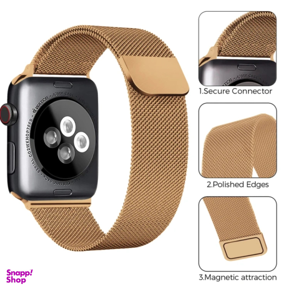 بند ساعت هوشمند آهااستایل مدل WG42-1 مناسب اپل واچ 42/44/45 میلی متر