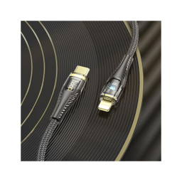 کابل تبدیل USB-C به لایتنینگ هوکو مدل U121 27W طول 1.2 متر