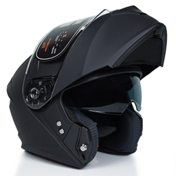 کلاه کاسکت فک متحرک فلش مدل 935 mattblack +