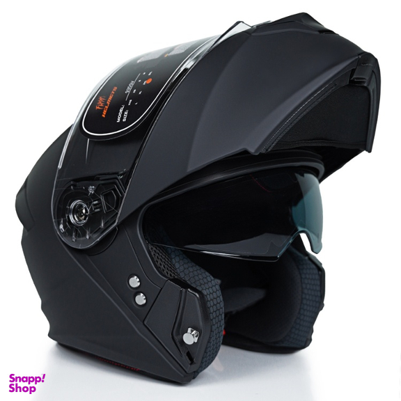 کلاه کاسکت فک متحرک فلش مدل 935 mattblack +