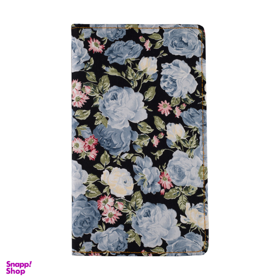 دفتر خط دار کرافت 80 برگ تی گل مدل 2313 طرح گلدار آبی