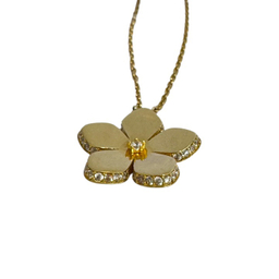 گردنبند طلا 18 عیار زنانه گالری سپینود طرح گل مدل NSG26