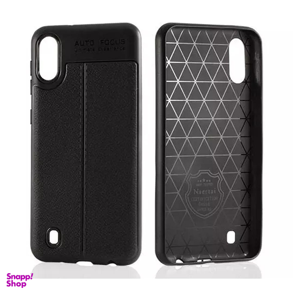قاب موبایل ژله ای اتو فوکوس مدل Jelly Case طرح چرم مناسب Samsung Galaxy M10