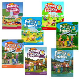 کتاب Family and Friends Second Edition اثر Tamzin Thompson انتشارات آکسفورد مجموعه 7 جلدی