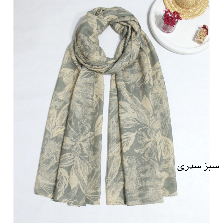 شال زنانه طرح گل کد ANA9010