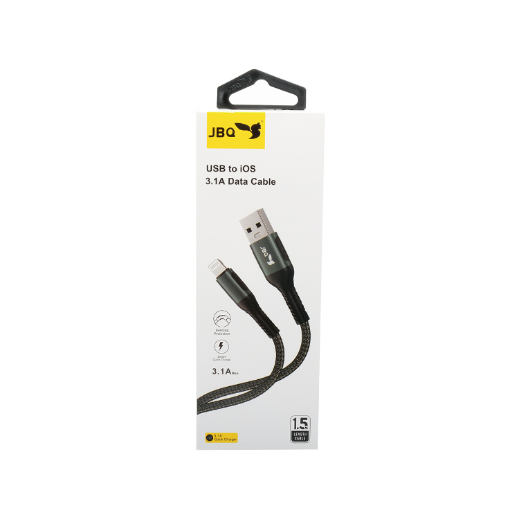 کابل شارژ USB به Lightning جی بی کیو مدل DT-01 i طول 1.5 متر