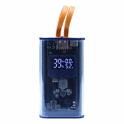 پاوربانک شفاف شیشه ای کد SH-1058 ظرفیت 10000 میلی آمپر ساعت