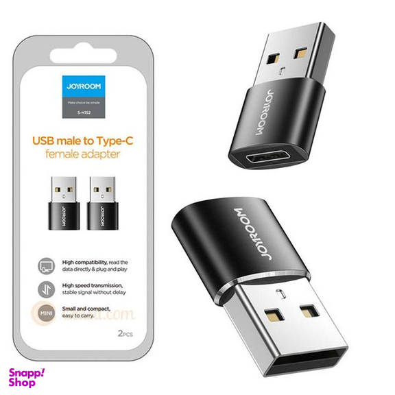 مبدل USB به USB-C جوی روم مدل S-H152 پک 2 عددی