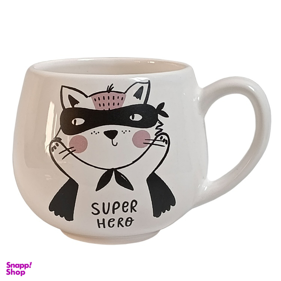 ماگ طرح گربه مدل Super Hero