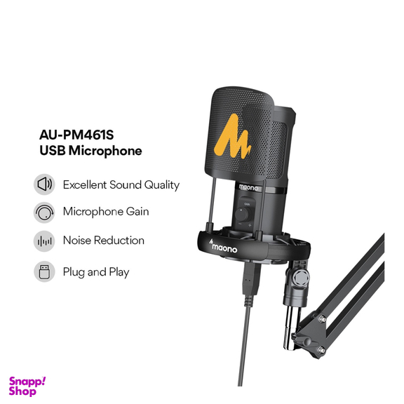 میکروفون استودیویی ماونو مدل AU-PM461S