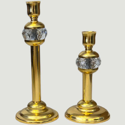 شمعدان نورهام مدل کریستالی  W 5-10 مجموعه 2 عددی