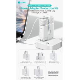 محافظ شارژر کوتسی مدل 16103 مناسب شارژر مک بوک 60W/61W/67W مجموعه 3 عددی