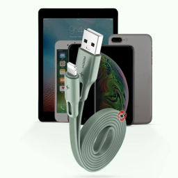 کابل تبدیل USB به Lightning راک مدل RCB0739 طول 1 متر