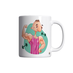 ماگ شادیت طرح لیوان خفن ترین بدن ساز دنیا کد 02