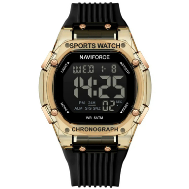 ساعت دیجیتال نیوی فورس مدل Naviforce Nf7113 رنگ طلایی مشکی