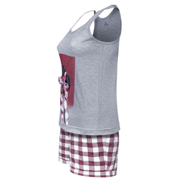 ست تاپ و شلوارک زنانه ساروک  مدل Girls کد 04