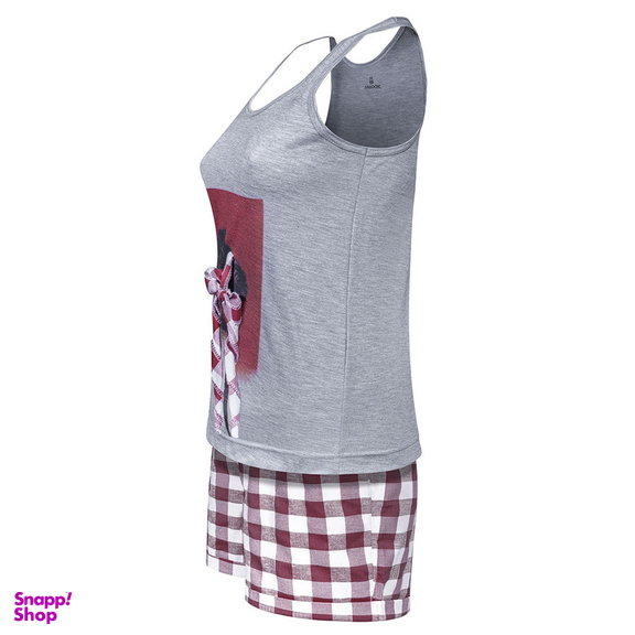 ست تاپ و شلوارک زنانه ساروک  مدل Girls کد 04