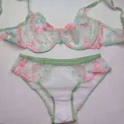 ست شورت و سوتین زنانه نوشه پوش کد 88933 رنگ سفید