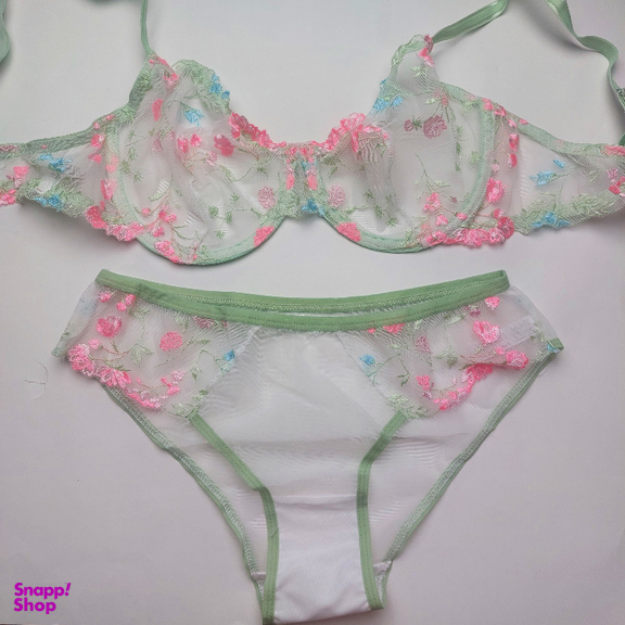 ست شورت و سوتین زنانه نوشه پوش کد 88933 رنگ سفید