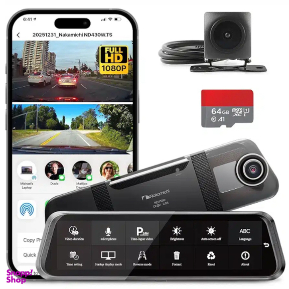 دوربین ثبت وقایع خودرو ناکامیچی مدل ND430W