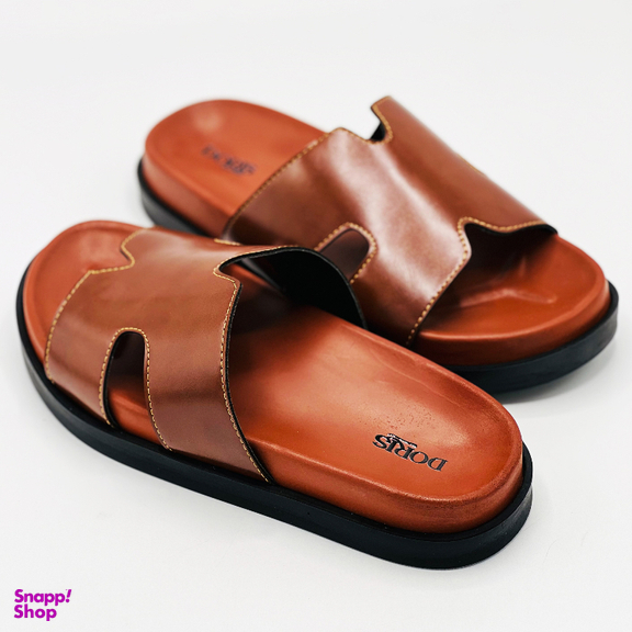 صندل طبی مردانه دوریس مدل پژمان کد 03 رنگ قهوه ای